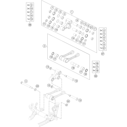 ARTICULATION DE L'AMORTISSEUR PRO LEVER