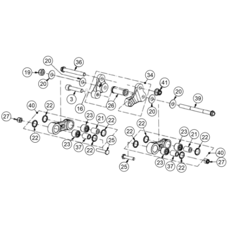 ARTICULATION DE L'AMORTISSEUR PRO LEVER