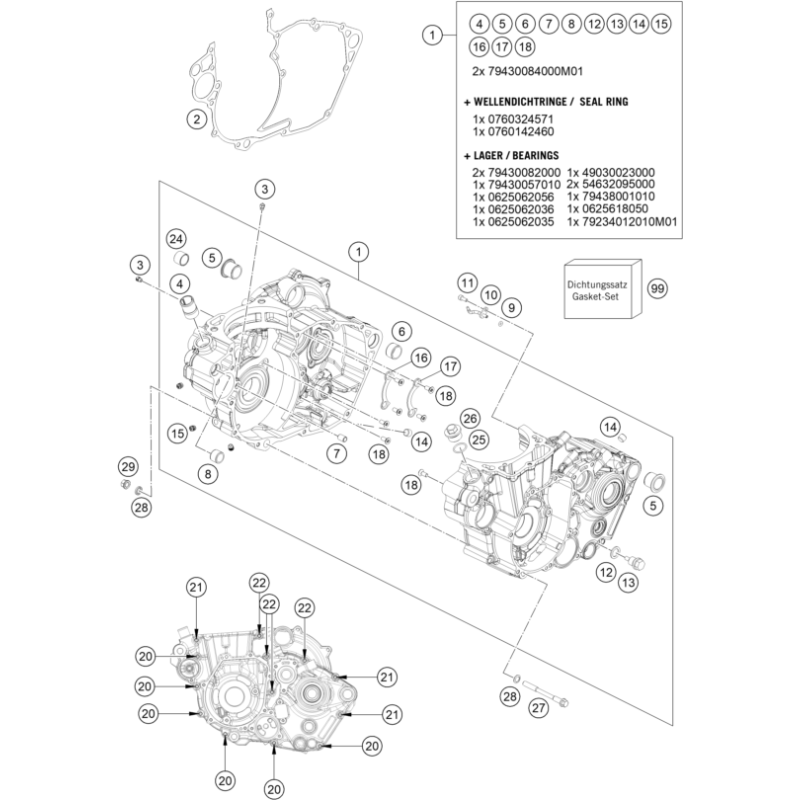 CARTER MOTEUR