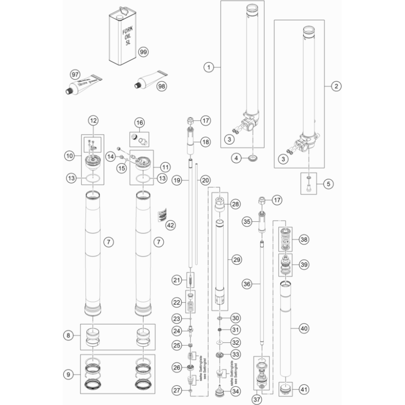 FOURCHE TÉLÉSCOPIQUE