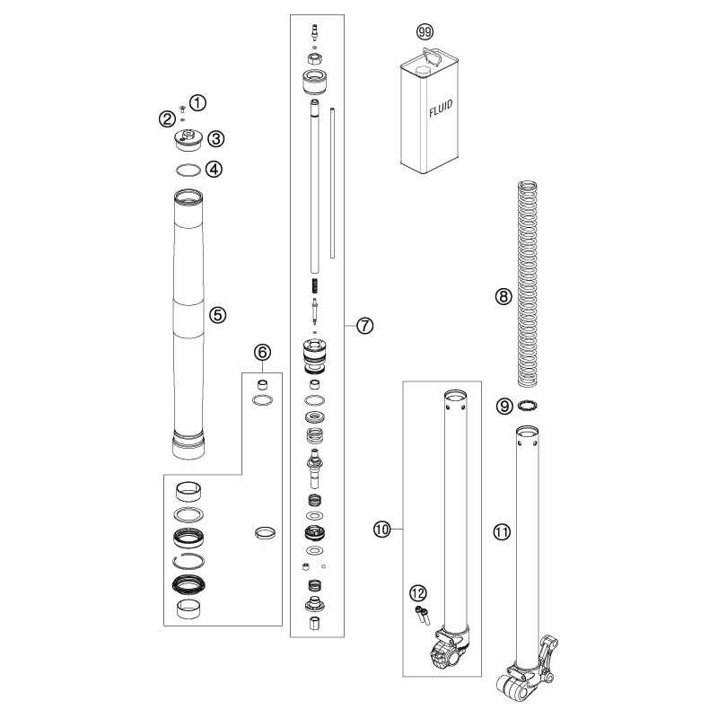 FOURCHE TÉLÉSCOPIQUE