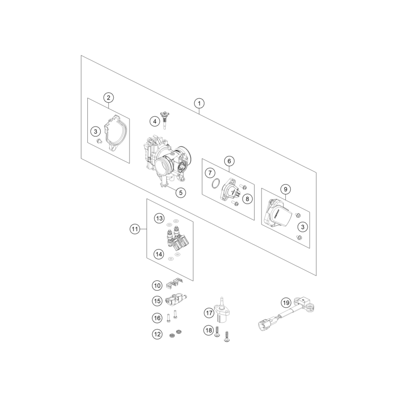 CORPS DU CLAPET D'ÉTRANGLEMENT