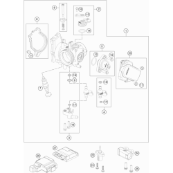 CORPS DU CLAPET D'ÉTRANGLEMENT