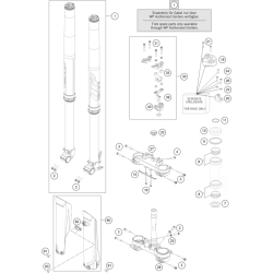 FOURCHE TÉLÉSCOPIQUE, TÉ DE FOURCHE