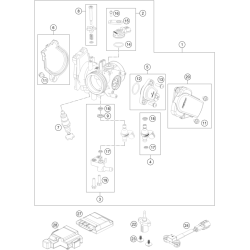 CORPS DU CLAPET D'ÉTRANGLEMENT