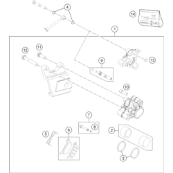 ÉTRIER DE FREIN ARRI?RE