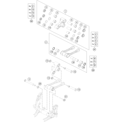 ARTICULATION DE L'AMORTISSEUR PRO LEVER