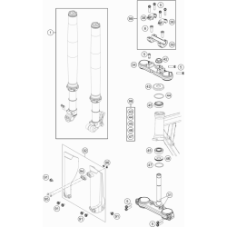 FOURCHE TÉLÉSCOPIQUE, TÉ DE FOURCHE