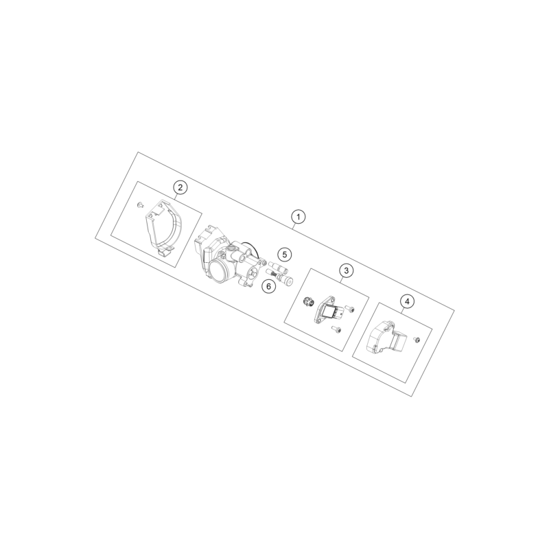 CORPS DU CLAPET D'ÉTRANGLEMENT