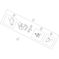 CORPS DU CLAPET D'ÉTRANGLEMENT