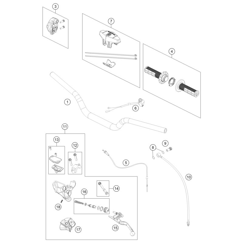 GUIDON, ARMATURES