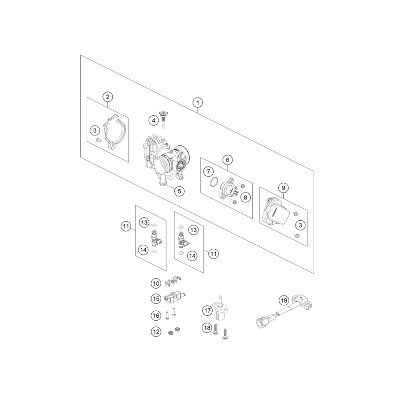 CORPS DU CLAPET D'ÉTRANGLEMENT