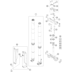 FOURCHE TÉLÉSCOPIQUE, TÉ DE FOURCHE