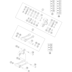 ARTICULATION DE L'AMORTISSEUR PRO LEVER