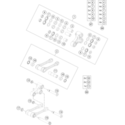 ARTICULATION DE L'AMORTISSEUR PRO LEVER