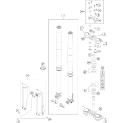 FOURCHE TÉLÉSCOPIQUE, TÉ DE FOURCHE