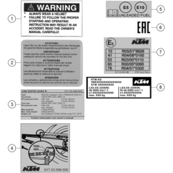 TECHNIC INFORMATION STICKER