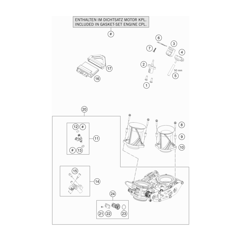 CORPS DU CLAPET D'ÉTRANGLEMENT