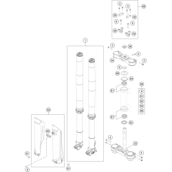 FOURCHE TÉLÉSCOPIQUE, TÉ DE FOURCHE