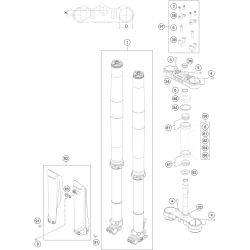 FOURCHE TÉLÉSCOPIQUE, TÉ DE FOURCHE