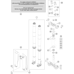 FOURCHE TÉLÉSCOPIQUE, TÉ DE FOURCHE