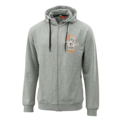 ORANGE FLUIDS ZIP HOODIE-2024