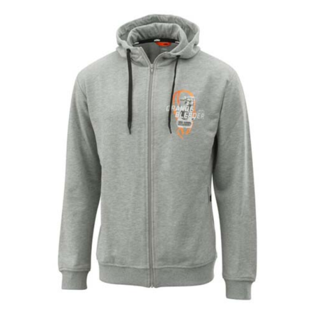 ORANGE FLUIDS ZIP HOODIE-2024