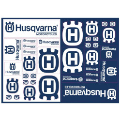 HUSQVARNA STICKER SHEET