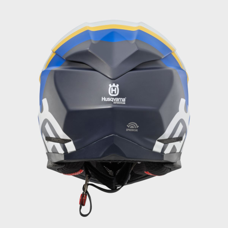 HUSQVARNA MOTO-10 SPHERICAL RAILED HELMET - 2023