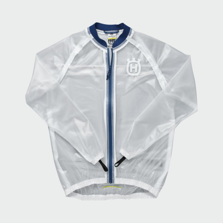 HUSQVARNA RAIN JACKET TRANSPARENT - 2020