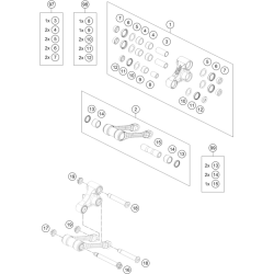 ARTICULATION DE L'AMORTISSEUR PRO LEVER