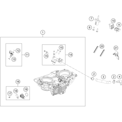 CORPS DU CLAPET D'ÉTRANGLEMENT