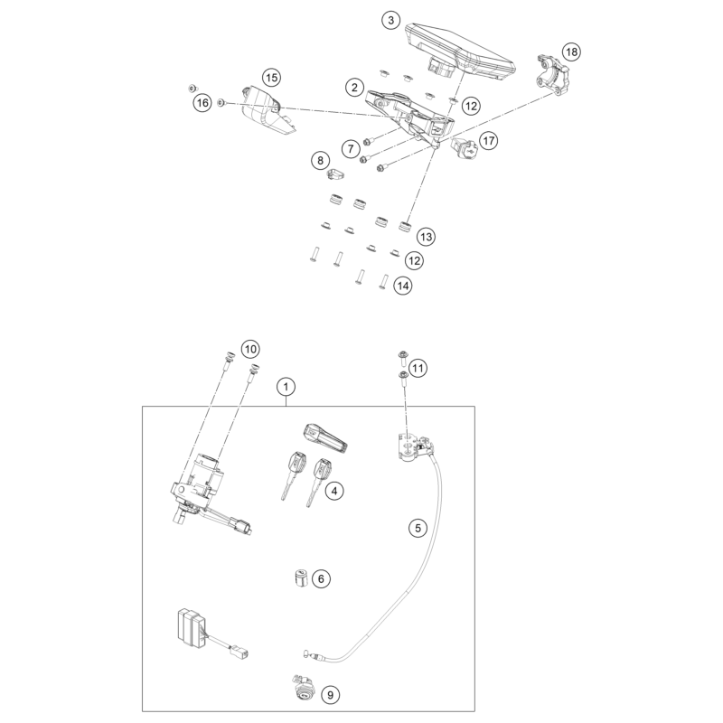 INSTRUMENTS / SYSTÈME DE VERROUILLAGE