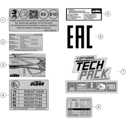 TECHNIC INFORMATION STICKER