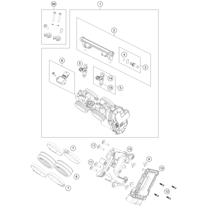 CORPS DU CLAPET D'ÉTRANGLEMENT