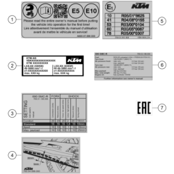 TECHNIC INFORMATION STICKER