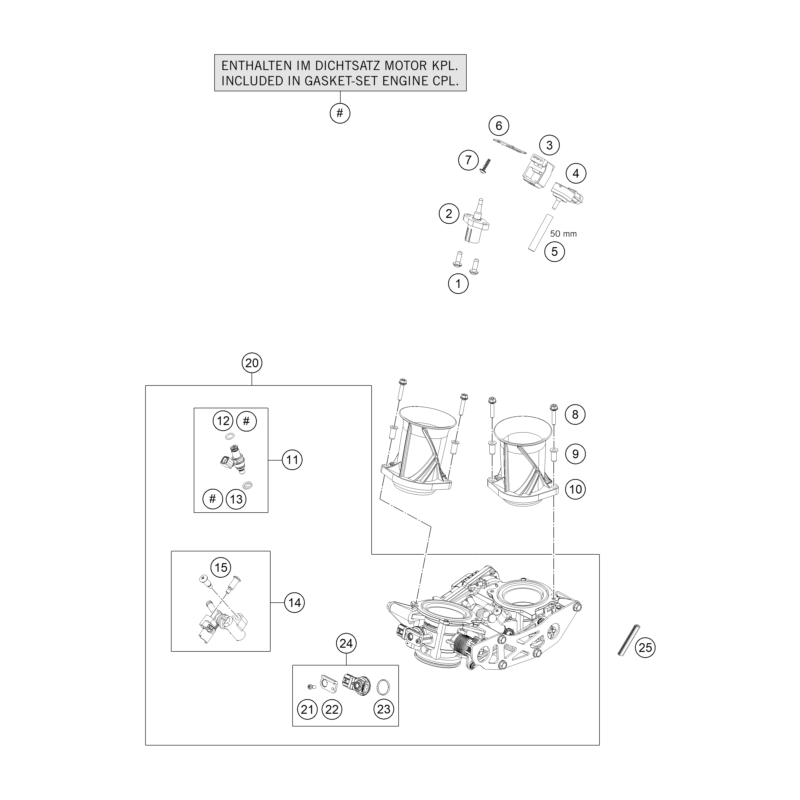 CORPS DU CLAPET D'ÉTRANGLEMENT