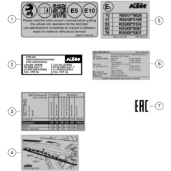 TECHNIC INFORMATION STICKER