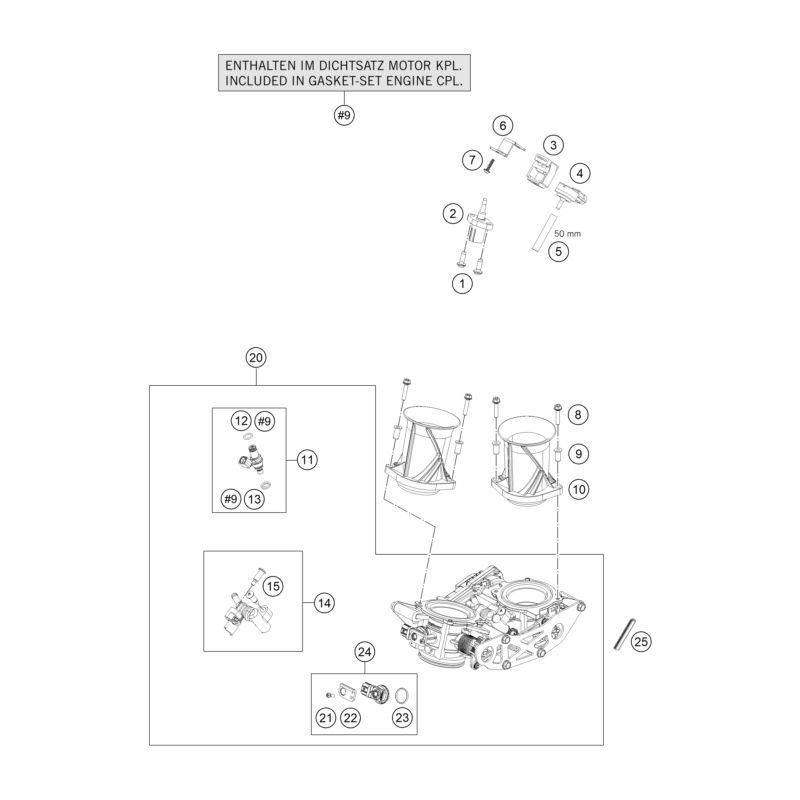 CORPS DU CLAPET D'ÉTRANGLEMENT