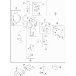 CORPS DU CLAPET D'ÉTRANGLEMENT