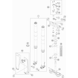 FOURCHE TÉLÉSCOPIQUE, TÉ DE FOURCHE