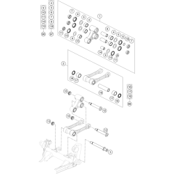 ARTICULATION DE L'AMORTISSEUR PRO LEVER