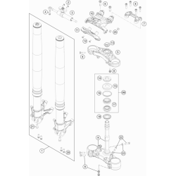 FOURCHE TÉLÉSCOPIQUE, TÉ DE FOURCHE