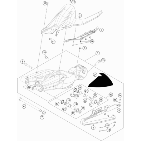 BRAS OSCILLANT