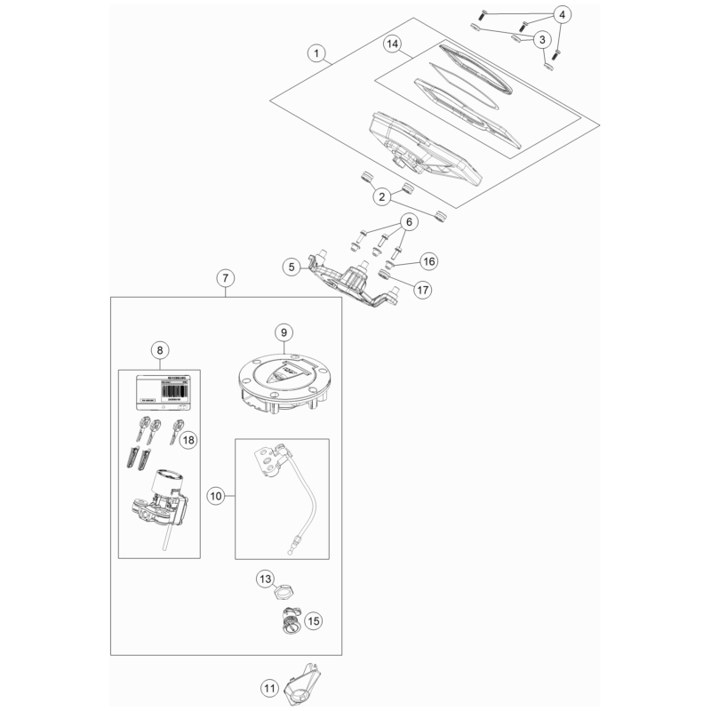 INSTRUMENTS / SYSTÈME DE VERROUILLAGE