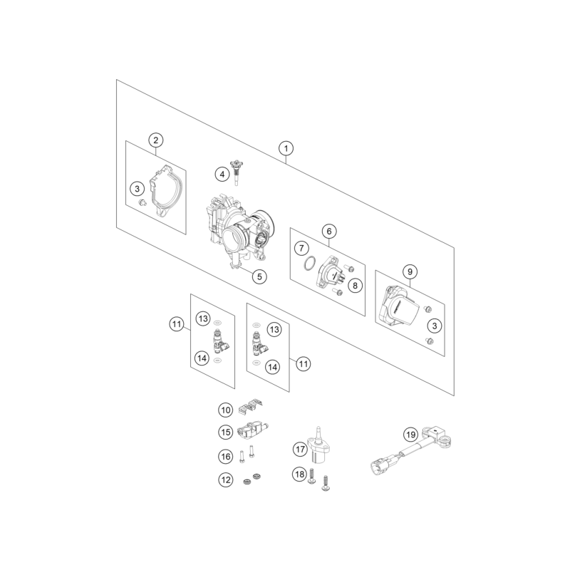 CORPS DU CLAPET D'ÉTRANGLEMENT