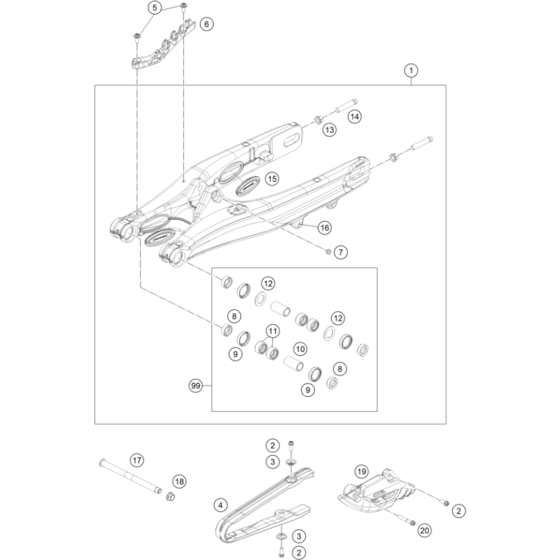 BRAS OSCILLANT