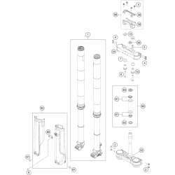 FOURCHE TÉLÉSCOPIQUE, TÉ DE FOURCHE