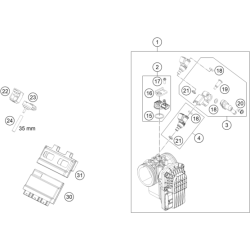 CORPS DU CLAPET D'ÉTRANGLEMENT