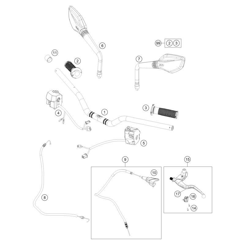 GUIDON, ARMATURES